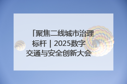 聚焦二线城市治理标杆｜2025数字交通与安全创新大会在保定隆重开幕