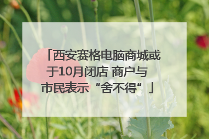 西安赛格电脑商城或于10月闭店 商户与市民表示“舍不得”