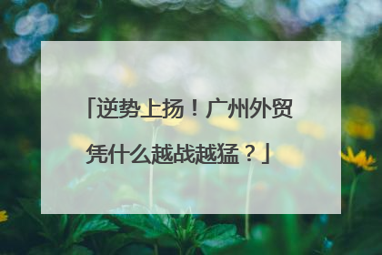 逆势上扬！广州外贸凭什么越战越猛？