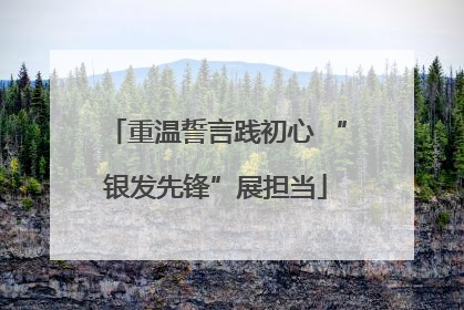 重温誓言践初心 “银发先锋”展担当