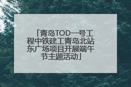 青岛TOD一号工程中铁建工青岛北站东广场项目开展端午节主题活动