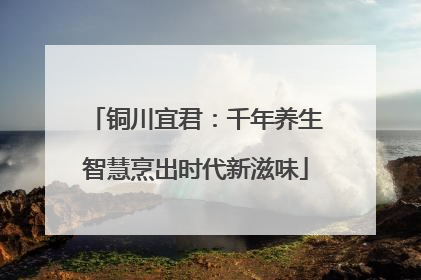 铜川宜君：千年养生智慧烹出时代新滋味