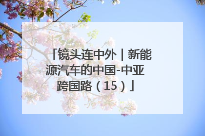 镜头连中外｜新能源汽车的中国-中亚跨国路（15）