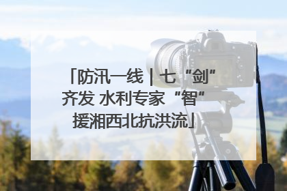 防汛一线｜七“剑”齐发 水利专家“智”援湘西北抗洪流