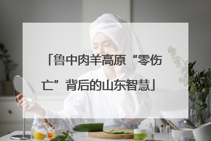 鲁中肉羊高原“零伤亡”背后的山东智慧