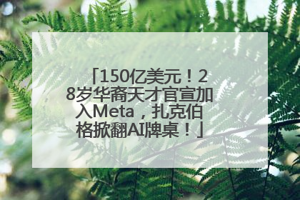 150亿美元！28岁华裔天才官宣加入Meta，扎克伯格掀翻AI牌桌！