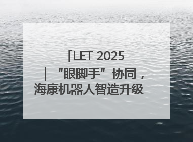 LET 2025｜“眼脚手”协同，海康机器人智造升级的秘密就在这里